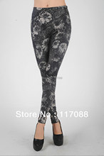 ML7592 Бесплатная доставка Цветочные Леггинсы дизайнерские брюки для женщин брюки стрейч брюки узкие брюки 2024 - купить недорого