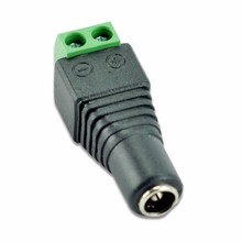 Envío Gratis 1000 Uds 5,5mm x 2,1mm DC enchufe hembra conector adaptador para tira de luz LED CCTV Cámara 2024 - compra barato