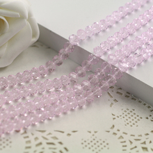 Perlas de cristal Rondelle sueltas de color rosa claro de alta calidad AAA 5040, ¡envío gratis! 2mm 3mm 4mm 5mm 6mm 8mm 10mm 12mm 2024 - compra barato