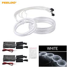 FEELDO 1Set For Hyundai Coupe Tiburon Headlight DRL White Car CCFL Angel Eyes Light Halo Rings Kits #FD-3586 2024 - buy cheap