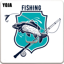 YOJA Diversão Go Fish Interruptor Casa Sala Adesivo De Parede PVC Decal Decoração Acessórios 11SS0031 2024 - compre barato