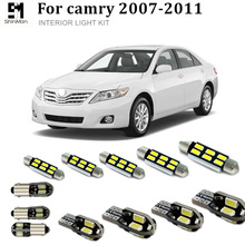 Shinman 11X  canbus error free Car LED Bright Vehicle Interior Map Dome Door Lights Kit Package for toyota camry 2007-2011 2024 - buy cheap