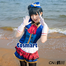 Tsushima Yoshiko-Disfraz de Anime LoveLive, uniforme del despertar de los Aqours, disfraz de Halloween personalizado 2024 - compra barato