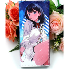 Anime SSSS.GRIDMAN Takarada Rikka Synthetic Leather Wallet Long Clutch Purse with Button 2024 - buy cheap