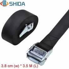 1 pcs 3.8 cm * 3.5 Meters Hold and Secure Ratchet Tie Down Metal Polyester Cargo Lashing Strap with Cam Buckle Winch Strap 2024 - buy cheap