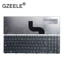 Gzeele novo teclado para atacar aspior, 7750 5251 5252 5253 5349 5551g 5551 5553g 5553g 7750g 8942 teclado espanhol sp laptop qwerty 2024 - compre barato