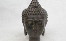 Estatua de cabeza de Buda Sakyamuni, bronce puro, 9 pulgadas 2024 - compra barato