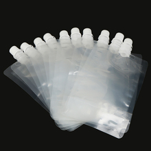 Пластиковый прозрачный пакет для напитков и сока, 10 шт./лот, 200 мл 2024 - купить недорого