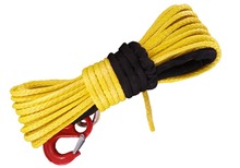 1/2" x 100' Orange Red Grey Yellow Colors Synthetic Winch Rope / Line With Hook 2024 - buy cheap
