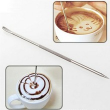 New Coffee Latte Stainless Steel Art Pen Tool Espresso Machine Cafe Home Kitchen 2024 - buy cheap