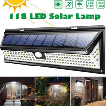118 LED 1000LM 3 Modes Garden Solar LED Lights Outdoor Solar Lamp Motion Sensor 270 Degree Waterproof IP65 Solar Security Light 2024 - buy cheap