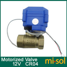 10pcs/lot motorized ball valve G3/4" DN20 (reduce port) 2 way 12VDC CR04, electrical valve 2024 - buy cheap