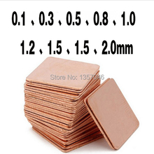 New 10 pcs 15mmx15mm Heatsink Copper Shim Thermal Pads for Laptop GPU VAG PAD 2024 - buy cheap