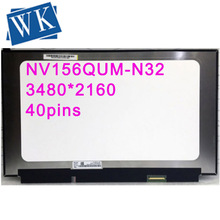 Panel para BOE NV156QUM-N32 NV156QUM N32 IPS Marix, pantalla LED brillante de 40 Pines, 15,6 ", 3840x2160 2024 - compra barato