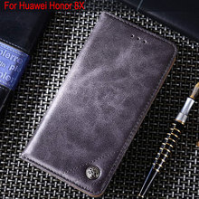 for huawei honor 8x case Luxury Leather Flip cover with Stand Card Slot phone Case for Huawei Honor 8X funda Without magnets 2024 - buy cheap