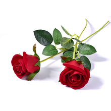 Artificial Red Rose Flower Wedding Bridal Bouquet Valentine's Day or birthday Propose Party Magic Trick Props Home Decoration 2024 - buy cheap