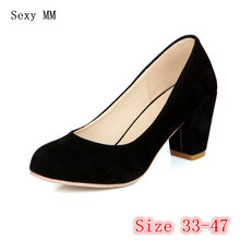 Women Pumps High Heel Shoes Stiletto High Heels Woman Party Wedding Shoes Kitten Heels Plus Size 33 - 40 41 42 43 44 45 46 47 2024 - buy cheap