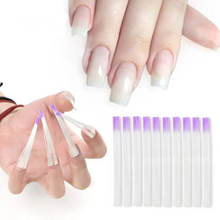 10 шт. fibernails стекловолокно для наращивания ногтей 2019 отличное Горячее наращивание ногтей из стекловолокна рубленые пряди для наращивания ногтей/Стекловолокно для ногтей 2024 - купить недорого