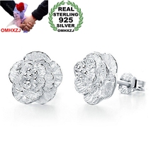 OMH wholesale Fashion jewelry The love of romantic and elegant cherry blossoms 925 sterling silver Stud earrings YS26 2024 - buy cheap