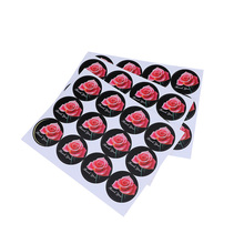 120pcs/pack Rose Thank you Sealing Sticker Tags For Gift Packing Bag Box Home Wedding Decorative supplies 2024 - buy cheap