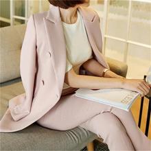 New Spring Women Suits Professional Slim Suit Pants Temperament Suit Jacket Female Business Suits Women Two Piece Outfits 2024 - buy cheap