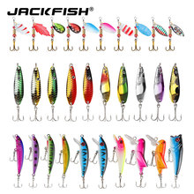 JACKFISH 30pcs Almighty Mixed Fishing Lure Bait Set Wobbler Crankbaits Swimbait Minnow Hard Baits Spiners Carp Fishing Tackle 2024 - buy cheap