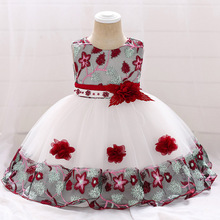 Baby Girl Dress 2020 Flower Tutu Princess Baby Girl Dresses For Birthday Party Dress Baby Girl Clothes Vestidos Infantil Newborn 2024 - buy cheap