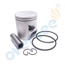 6H4-11631-09 3Cyl Piston Kit Std With Rings  Replace for Yamaha Outboard Engine 40HP 50HP 6H4-11631 2024 - buy cheap