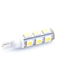 Big Promotion T10 194 168 W5W 5050 SMD 13 LED White Car Auto Light Source Wedge Side Tail Turn Reverse Bulb Parking Lamp DC12V 2024 - buy cheap