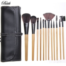 Bittb 12Pcs Makeup Brushes Powder Foundation Face Eye Makeup Brush Set Kit Blush Lip Eyebrow Eye Shadow Concealer Brush 2024 - buy cheap