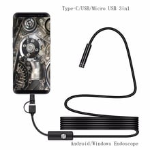 Full HD 1080P Micro USB/Type-c/USB Android PC Endoscope Borescope Semi Rigid Tube Waterproof Inspection Endoscope Camera 2024 - buy cheap