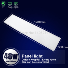 LED 48W 300*1200mm Panel Lamp White/Warm White LED Downlight Square light Ceiling downlight Indoor light for living room 2024 - buy cheap