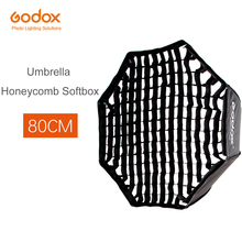 Godox-paraguas portátil de 80cm y 32 pulgadas, Reflector Softbox de foto con rejilla de panal para Flash Speedlight 2024 - compra barato