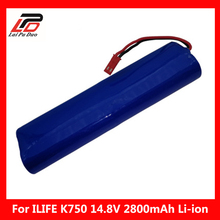 14,8 v 2800 mAh para ILIFE ecovacs piezas de repuesto de batería V3S PRO K750 robot de barrido 2024 - compra barato