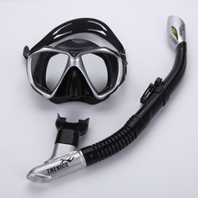 Thenice Professional Snorkeling diving set kit gear Equipment Myopia Silicone Fog proof Mask Full dry Breath tube Swim Spearfish 2024 - buy cheap