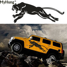 180cm*48cm For Jeep Car Styling Accessories Car Body  Decals Sticker Car Scratch Cover Creative Wild Running Panther Hunting 2024 - buy cheap