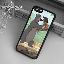 Maifengge Baloo Mowglie чехол в виде джунглей для iPhone 5 6 6s 7 8 plus X XR XS max 11 12 Pro Samsung Galaxy S7edge S8 S9 S10 2024 - купить недорого