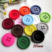 144pcs 20mm 16 colors / Mixed color thin edge sewing coat buttons for clothing good quality Basic sewing materials wholesale 2024 - buy cheap