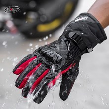 New winter warm motorcycle gloves/racing off-road riding  bicycle gloves skiing gloves waterpoof 3 colors 2024 - buy cheap