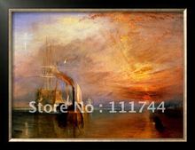 Pintura al óleo de la serie "Fighting Temeraire" de William volteer, pintura decorativa de alta calidad, pintada a mano, envío gratis 2024 - compra barato