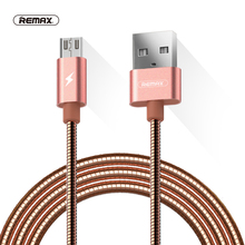 Remax Metal Spring Micro USB Data Sync Cable USB Charger for samsung Xiaomi huawei 2.1A fast Charging cables 2024 - buy cheap