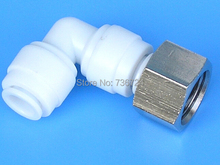 Tube 1/4-1/2 NPT thread Female Elbow plastic water fitting  water adapter  quick connect fitting 2024 - buy cheap