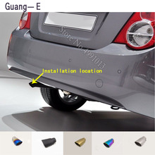 For Chevrolet Aveo 2011-2018 Car Stickers Cover Muffler Exterior Back End Pipe Dedicate Exhaust Tip Tail Outlet Ornament 1pcs 2024 - buy cheap