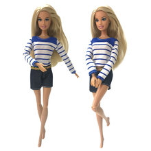 NK-ropa de una muñeca para niñas, vestido de fiesta, falda de moda, accesorios para muñecas Barbie, juguetes para bebés, el mejor regalo G031A 2024 - compra barato