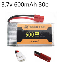 3,7 в 600 мАч 30c Lipo Батарея 802540 для Syma X5 x5c X5SW X5HC X5HW CX-30 M68 509 509 г 509 Вт 510 HJ818 HJ819 X400 X500 X300C 1315S 2024 - купить недорого