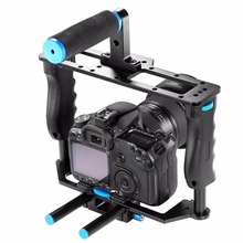 Máquina de câmera de vídeo, equipamento profissional dslr com trilho de suporte de 15mm para canon 5d mark ii iii 6d 7d 60d 70d 5dii 5diii 2024 - compre barato
