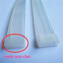 100 pcs Silicon clip, end caps use for SMD 5050 3528 3014 5630 ws2801 ws2811 ws2812b waterproof led strip light non-2--4 hole 2024 - buy cheap