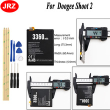 JRZ MTK6580 Battery For Doogee Shoot 2 BL-57 3360mAh Hight Capacity Replacement Batteries +Tools For Doogee Shoot 2 2024 - buy cheap