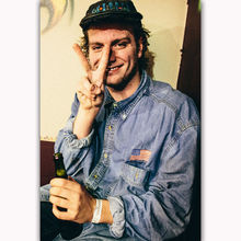 Quente novo mac demarco punk música cantor estrela-seda arte poster adesivo de parede decoração presente 2024 - compre barato