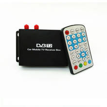 1080P Мобильный автомобиль DVB T2 160-180 км/ч двойной тюнер H.264 MPEG4 мобильный цифровой ТВ-приставка USB HDMI DVB-T2 автомобильный ТВ-приемник 2024 - купить недорого